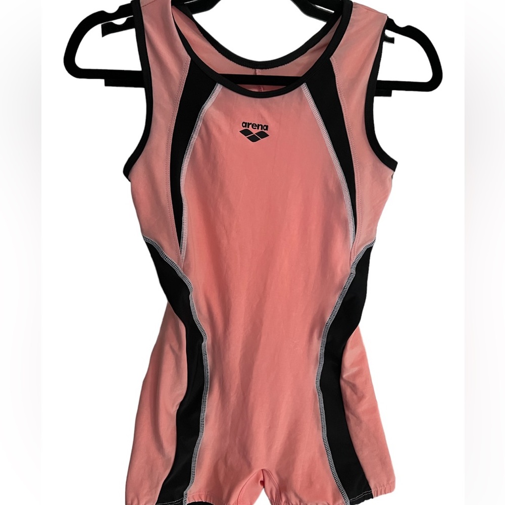 Barena Women's Pink and Black Swim One Piece